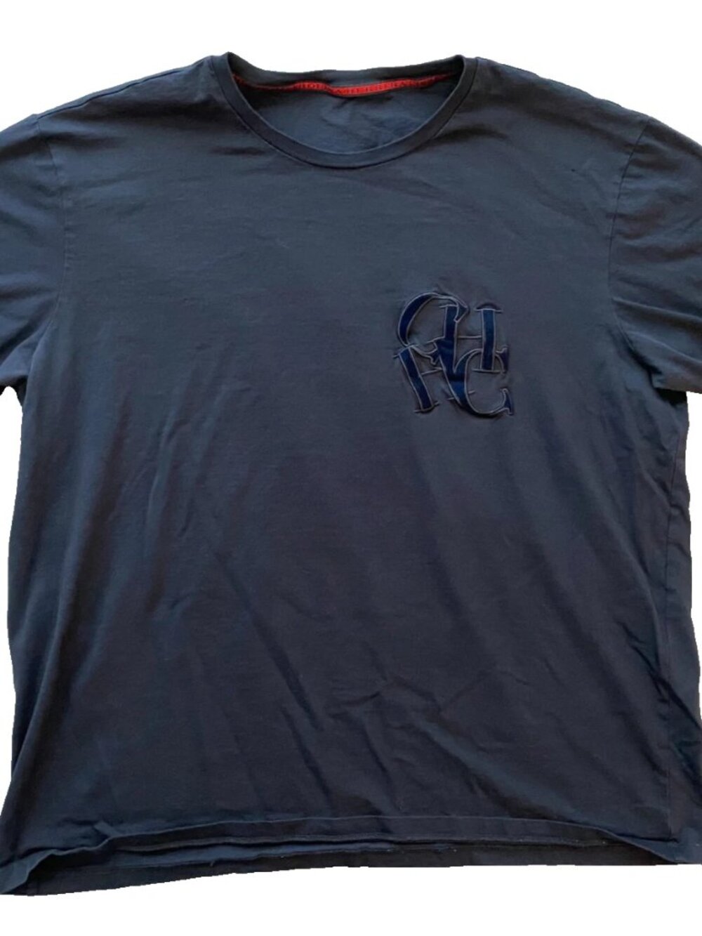Carolina Herrera CH Monogram Embroidered Logo T-Shirt